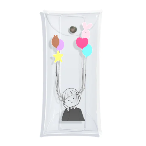 ふうせんちゃん Clear Multipurpose Case