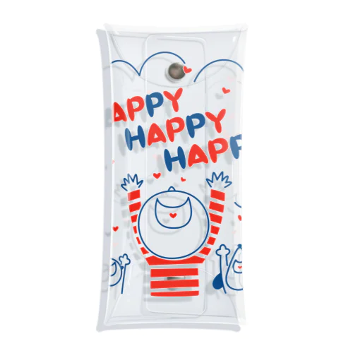 HAPPY HAPPY HAPPY！上を向いて笑おう！ Clear Multipurpose Case