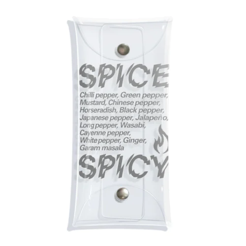 SPICE SPICY（Diagonal） Clear Multipurpose Case