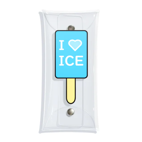 I♡ICE クリアマルチケース