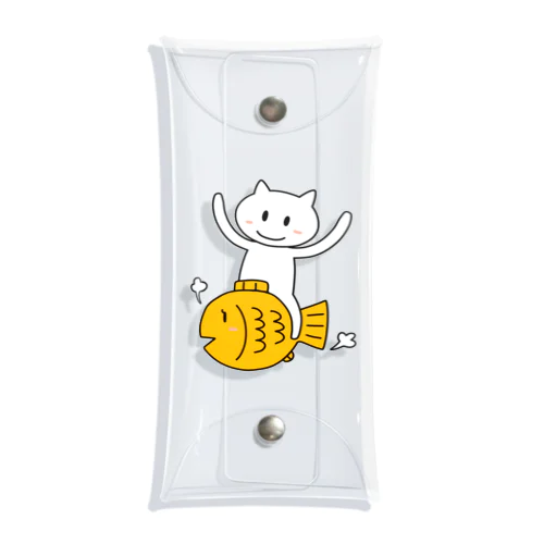 たいねこくん Clear Multipurpose Case