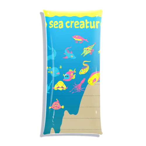 Deep sea creatures Clear Multipurpose Case