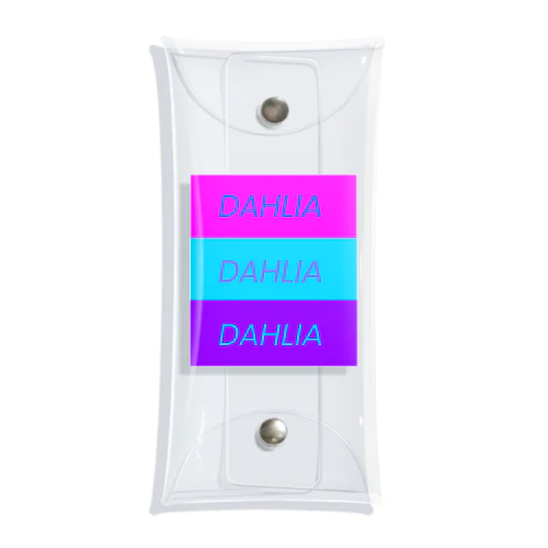 DAHLIA LOGO 3colors Clear Multipurpose Case