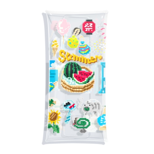 ドットSummer no.2 Clear Multipurpose Case