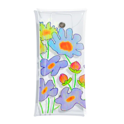 FLOWERS Clear Multipurpose Case