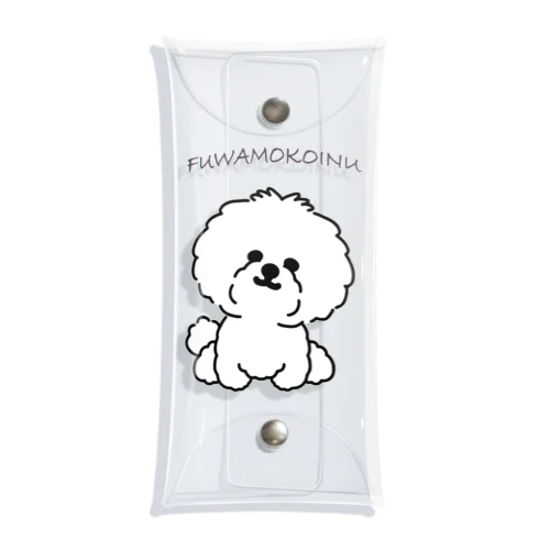 ふわもこ犬② Clear Multipurpose Case