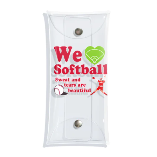 we love Softball Clear Multipurpose Case