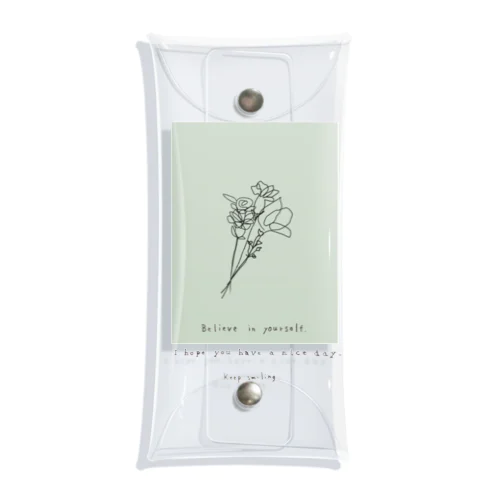 bouquet green Clear Multipurpose Case