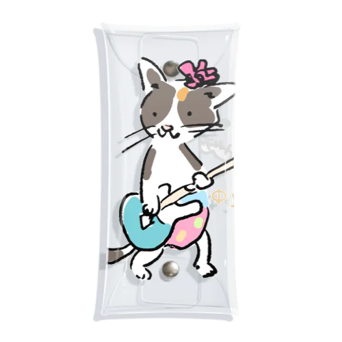 ミケ猫　フーニャ　ギタリスト Clear Multipurpose Case