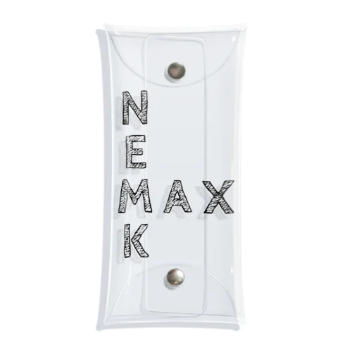 ＮＥＭＫＭＡＸ(黒文字) Clear Multipurpose Case