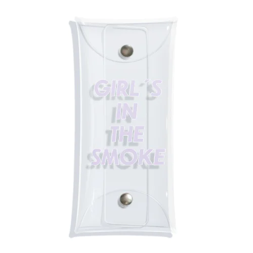 GIRL'S IN THE SMOKEロゴアイテム Clear Multipurpose Case