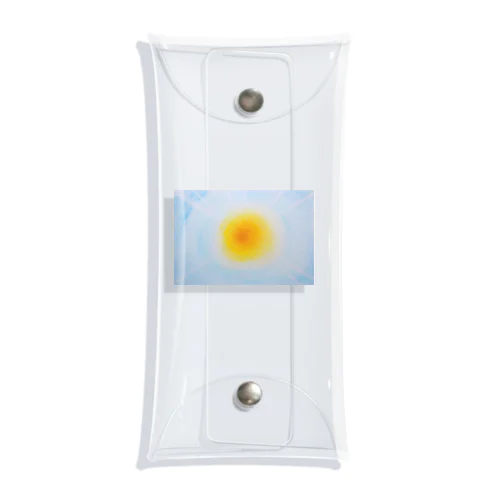 パワフルな太陽と癒しの光 Clear Multipurpose Case