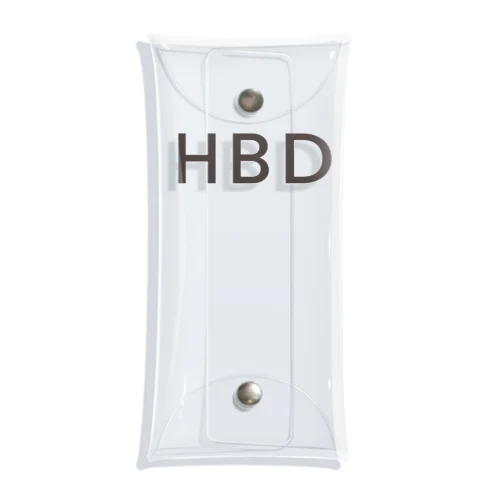 さりげないハピバ・HAPPYBIRTHDAY Clear Multipurpose Case