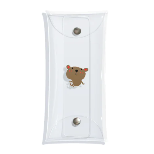 わっくま　休憩しましょ Clear Multipurpose Case