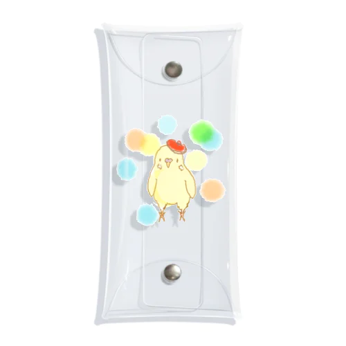 水玉ピヨちゃん Clear Multipurpose Case