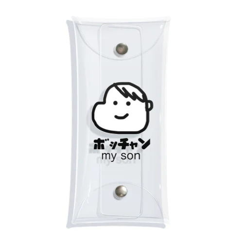 坊ちゃん my son Clear Multipurpose Case