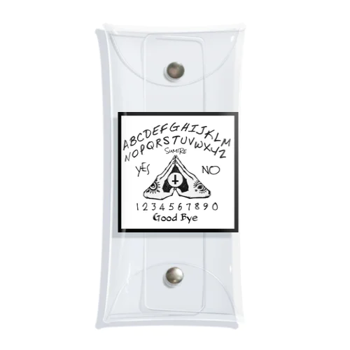ウィジャボード　Ouija　白 Clear Multipurpose Case