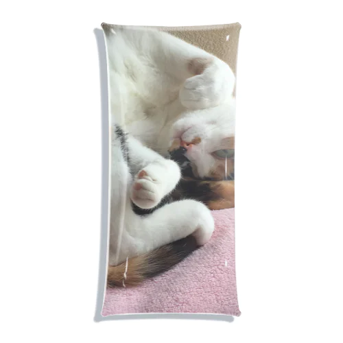 愛猫モモ Clear Multipurpose Case