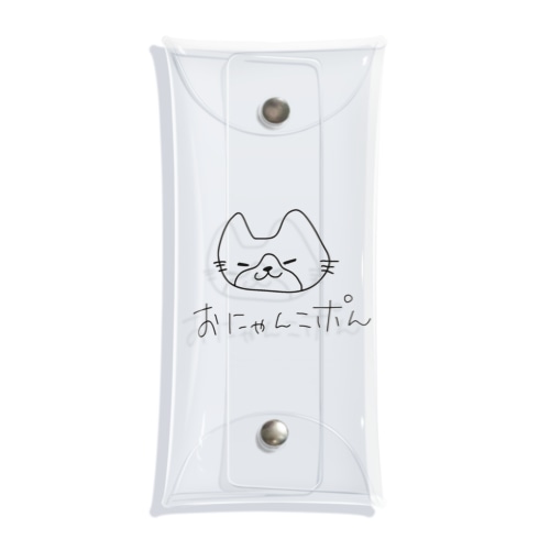 とらのすけのおにゃんこポん日記 Clear Multipurpose Case
