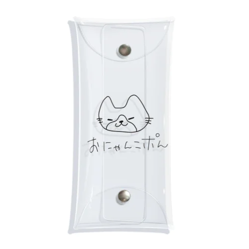 とらのすけのおにゃんこポん日記 Clear Multipurpose Case