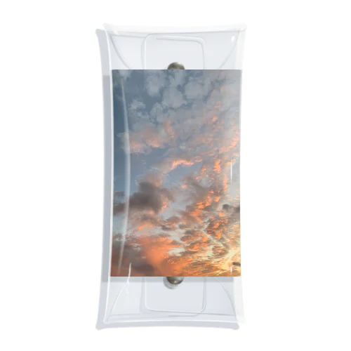 10月17日の空 Clear Multipurpose Case