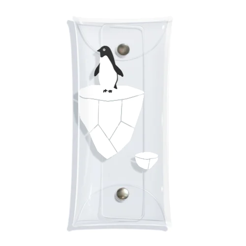 ペンギンのオンザロック Clear Multipurpose Case