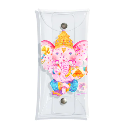 HAPPY PINK GANESH Clear Multipurpose Case