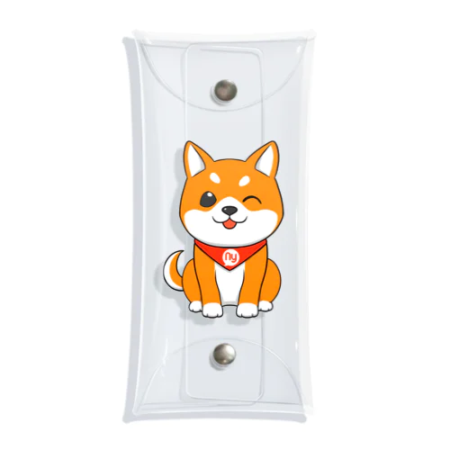柴犬ウィンク Clear Multipurpose Case