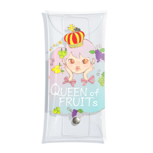 queen of fruits Clear Multipurpose Case