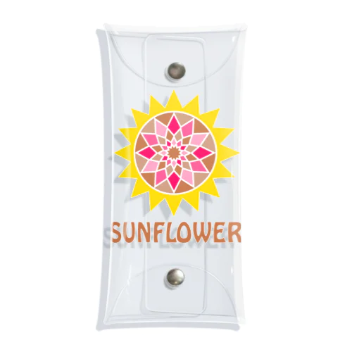 SUNFLOWER【ピンク】 Clear Multipurpose Case