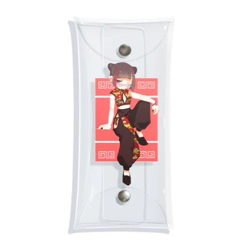 チャイナな女の子 Clear Multipurpose Case