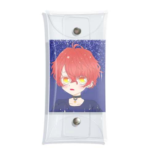 星好きの夜月くん Clear Multipurpose Case