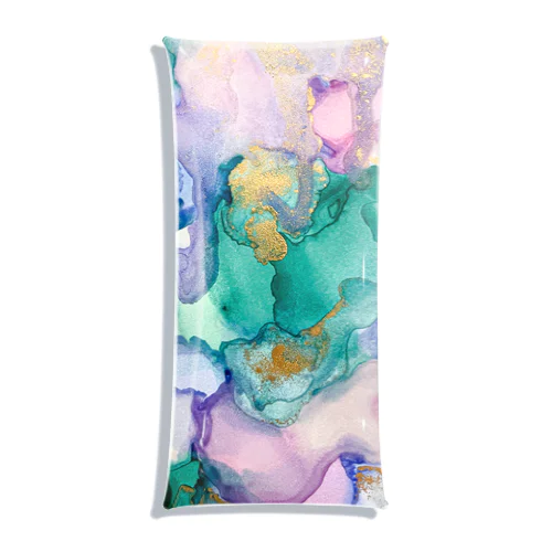 alcohol ink art №2 Clear Multipurpose Case