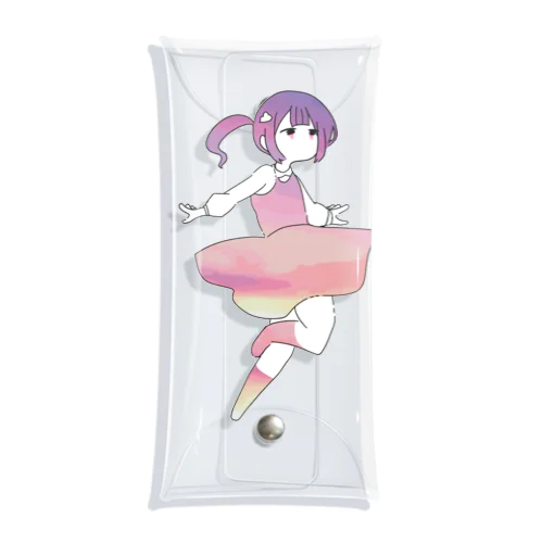 黄昏ちゃん（TASOGARE GIRL） Clear Multipurpose Case