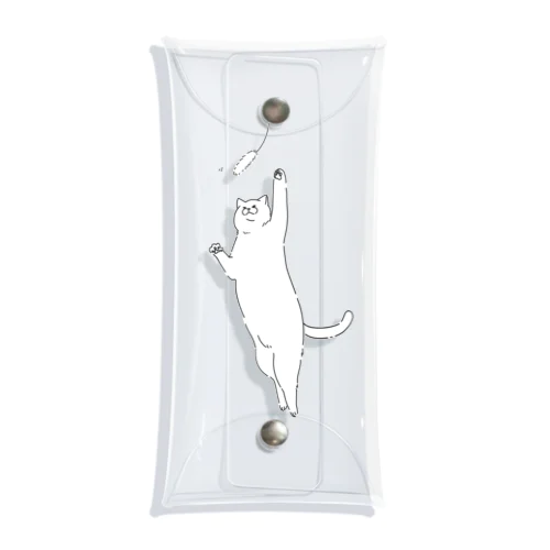 飛ぶ猫 Clear Multipurpose Case