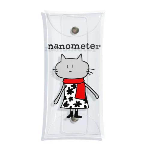 nanometer『おめかしねこ』クリアマルチケース クリアマルチケース