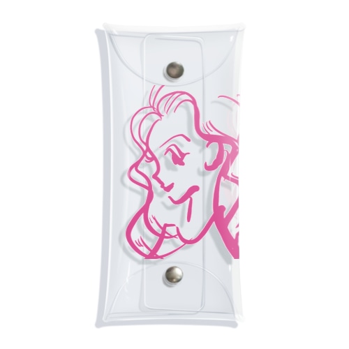 Pink_Girl Clear Multipurpose Case