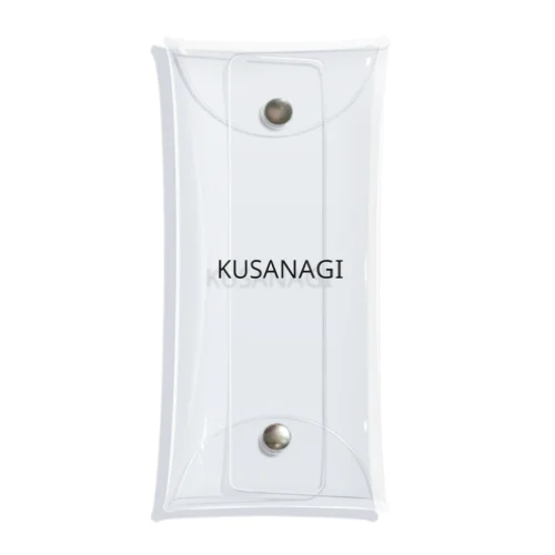 KUSANAGI（黒字） Clear Multipurpose Case