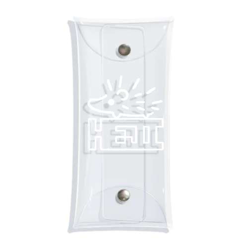 HEJIロゴ（白） Clear Multipurpose Case