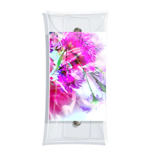 clear vivid flowers Clear Multipurpose Case