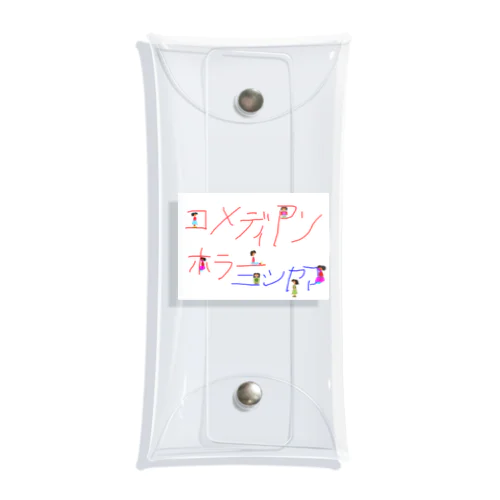 コメディアンホラー西山ネームオリジナル Clear Multipurpose Case