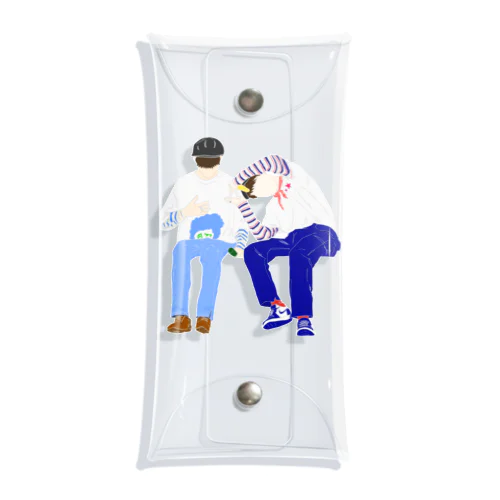 BTS くおず 🐯🐥 Clear Multipurpose Case