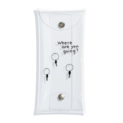 Where are you going? Clear Multipurpose Case