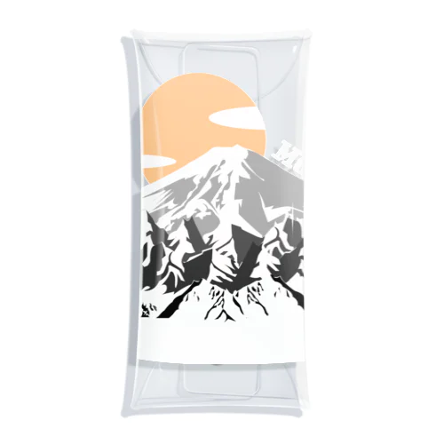 山/日の出 Clear Multipurpose Case