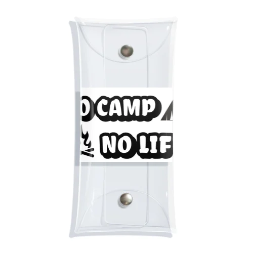 NO CAMP NO LIFE Clear Multipurpose Case