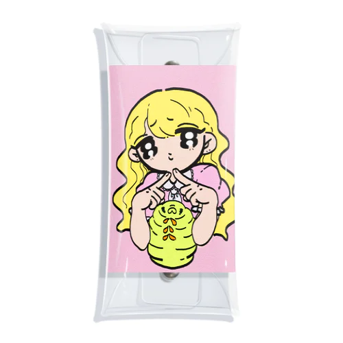 ぶりっ子ちゃんズ💜🐛 Clear Multipurpose Case