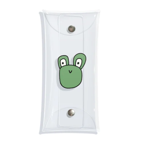 🐸みどりのかえる Clear Multipurpose Case