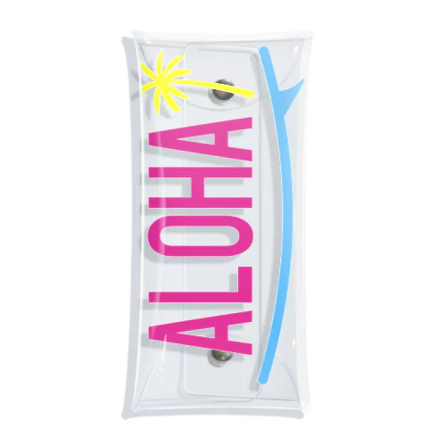 ALOHA_2★ マルチケース Clear Multipurpose Case