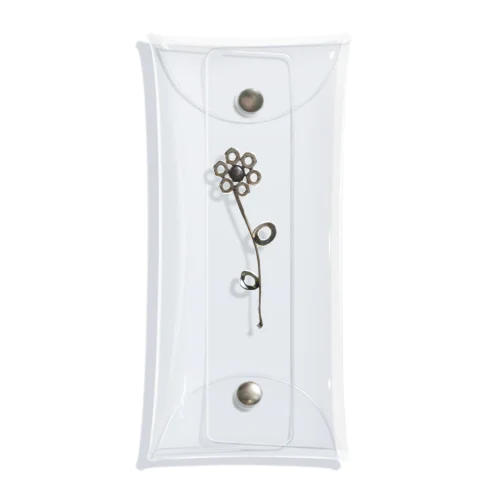 metallical botanical Clear Multipurpose Case