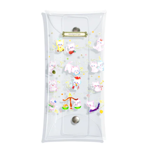 12星座猫 Clear Multipurpose Case